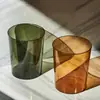 Cubo de flores para despertar hogar acrílico transparente grande flor floristería especial arreglo floral de agua profunda tubo de flor plástico