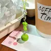Caqui Boa Sorte Realista Fofo Pingente de Celular Fruta Bolsa Pingente Acessórios com Contas Pingente de Tira para Pendurar