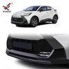 Adequado para Toyota 24 versão europeia CHR modificado pára-choque dianteiro farol de neblina chapeamento decorativo faixa brilhante remendo