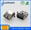 Conector Hembra USB3.0 Conector de 90 Grados/180 Grados Af Enchufe Recto Insertable Abrazadera de Placa Hundida Soldadura Completa Interfaz Insertable Lateral con Cable