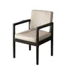 Silla de Comedor Nórdica de Madera Maciza, Silla para Estudio y Ocio, Silla de Té Estilo Italiano, Silla para Computadora en Casa, Silla para Sala de Estudio Oficina Reuniones, Silla de Erudito