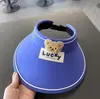 Sombrero protector solar para niños Sombrero protector solar de verano Sombrero protector solar de oso para niños y niñas Sombrero protector solar para niños Protección UV