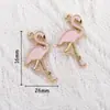 Pingentes de Liga Metálica Rosa Esmaltada Acessórios para Joias DIY Estrela do Mar Flor Chaveiro Encantos Acessórios para Brincos