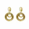 Pendientes de Primavera Retro Europeos y Americanos de Alta Gama con Estilo, Personalidad, Círculo de Moda, Pendientes de Moda Exagerados Tendencia Celebridad de Internet