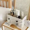 Nueva caja de almacenamiento de escritorio para uso doméstico, plegable y versátil, adecuada para habitaciones de estudiantes y armarios, se puede usar para guardar joyas y cosméticos