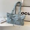 Bolso Popular de Este Año Bolso de Axila para Mujer 2024 Nueva Moda Bolso de Hombro Plisado Bolso Tote Casual de Gran Capacidad