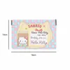 Linda Bolsa Portátil para Gafas Hello Kitty Almacenamiento Caja Automática para Gafas de Sol para Mujer Bolsa Protectora para Gafas de Sol