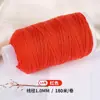 Rolo grande de 1,5 mm de fio de algodão torcido à mão da Mongólia Interior para tecelagem manual DIY, franjas e miçangas, fio de algodão torcido à mão não elástico