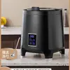 Calentador de sopa electrónico para buffet de hotel, olla de aislamiento de acero inoxidable 304 de gran capacidad comercial, cubo para gachas, estufa eléctrica para sopa