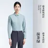 Camisas Grises con Logo Personalizado para Hombre y Mujer Primavera/Verano 2026 Sin Planchar Ligeramente Elásticas Camisas Profesionales Venta de Negocios Ropa de Trabajo