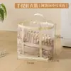 Cesto de Roupa Suja Armazenamento Respirável Brinquedos Itens Diversos Sujos Dobrável Roupas Cesto de Roupa Suja Alça de Rede Banheiro Cesto de Roupa Suja