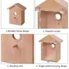 Nido de pájaro para exteriores transfronterizo comedero para pájaros villa decoración de ventana de jardín con ventosa nido de pájaro Casa para pájaros nido de pájaro de plástico