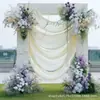 2026 Nueva Serie Blanca Accesorios de Flores para Bodas Juego de Decoración de Boda Materiales de Flores Color Claro Blanco Roto Arreglo Floral Artificial para Bodas