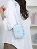 Bolsa de celular de três camadas para mulheres, bolsa mini transversal, nova bolsa versátil de lona Oxford para verão, porta-moedas para caminhada