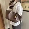Bolso Tote de Cuero con Cera de Moda para Mujer, Bolso de Hombro Grande de Gran Capacidad Estilo Nuevo, Bolso de Hombro Portátil Retro para Viajes
