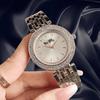 Reloj de Pulsera para Mujer 2024 Nuevo Malla Dorada con Anillo de Diamantes Reloj para Mujer Patrón de Carruaje Moderno Reloj Pequeño Dorado de Moda