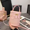 Yuezi 2026 Verano Nuevo Elegante Bolso Cilíndrico Pequeño para Mujer Bolso de Mano Retro Elegante Bolso de Hombro Único Cruzado