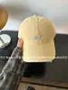 Gorra de Béisbol Luxi Estilo Coreano Azul Brillante Letra m para Mujer, Ala Ancha, Gorra tipo Pato Adelgazante para Hombre