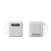 Venta al por mayor del fabricante Mini Power Bank 20000 mAh Viene con Cable Cuádruple Compacto Portátil Power Bank Logo de Regalo