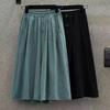 Nuevos Culottes para Mujer Verano 2022 Talla Grande Sueltos Pierna Ancha Pantalones Versátiles que Cubren el Trasero Gordos mm 100kg Pantalones Cortos Falda