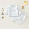 Cubierta Cálida para Bebé Tipo a Ropa para Recién Nacidos Otoño e Invierno Correas Acolchadas Ropa de Monje Bebé Engrosada Ropa de Otoño