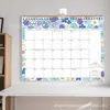 Calendario de pared Amazon Calendario de escritorio simple Calendario inglés de 18 meses Ilustración Planificador Transfronterizo