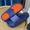Sandalias Antideslizantes Domésticas de Verano Suela Suave EVA Zapatillas Silenciosas para Ducha para Hombres Mujeres Parejas Comodidad del Hogar Chanclas de Tira Única