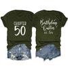 Amazon eBayCamiseta cumpleaños Reina est 1974 capítulo 50 Moda Manga Corta