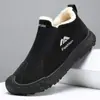 Nuevos Zapatos de Papá con Forro de Polar de Invierno, Zapatos Casuales Cálidos para Exteriores para Hombre, Suela Gruesa, Cómodos, Engrosados, Ligeros, Zapatos para Conducir, Venta al por Mayor