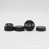 Fábrica de origen de materiales negros, frasco para contorno de ojos de materia prima negro violeta, frasco para crema, envase de muestra cosmética