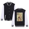 VINLAND SAGA Batalla del Mar de Hielo Tolfen Estampado Primavera y Otoño Comercio Exterior Chaqueta de Béisbol para Hombres y Mujeres