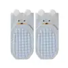 Calcetines de Bebé Verano Estilo Delgado para Bebés Antideslizantes para el Piso Algodón Grado A Calcetines de Dibujos Animados para Niños Antibacterianos Sin Costuras Puño Suelto