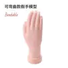 Práctica para Principiantes de Uñas Postizas Usando una Mano Falsa para Colocar Puntas de Uñas, Mano de Exhibición para Salón de Uñas, Modelo de Mano de Goma, Molde de Mano de Silicona al por Mayor