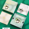 Sichuan Chengdu Turismo Panda Gigante Productos Culturales y Creativos Estilo Chino Marcapáginas de Metal Caja de Regalo Caja con Dibujos Animados Estilo Lindo