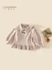 Sudadera para Niña Atuendo de Otoño 2026 Estilo Nuevo Súper Linda para Niños Primavera y Otoño Bebé Niña Muñeca Princesa Cuello de Muñeca Top Ropa para Niños
