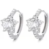 Pendientes de Zirconia con Forma de Estrella de Cinco Puntas Joyería para Orejas de Lujo Ligero Gama Alta para Mujer Tachuelas de Estrella de Plata de Ley 925 Accesorios de Nicho Regalo de Cumpleaños