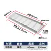 Orificio de Ventilación Disipación de Calor Negro Plateado Gabinete para Zapatos Rectangular Malla Transpirable Gabinete de Ventilación Armario de Vestir Aleación de Aluminio Malla Transpirable