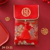 Artesanato Requintado Bordado Brocado Artesanato Estilo Chinês Envelopes Vermelhos, Envelopes Vermelhos Simples da Moda com Borla, Fechamento Magnético Envelopes Vermelhos Atacado