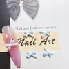 Novos Acessórios de Arte para Unhas Cartoon, Laço Colorido Fresco Versátil 3D para Unhas e Capa de Celular Acessórios de Resina DIY