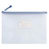 Bolsa com Zíper de Malha Espessa A4 Bolsa para Prova de Estudante Bolsa para Armazenamento de Provas Bolsa Transparente à Prova d'Água para Documentos Arquivos Pode ser Impressa