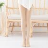Meias de dança para exame de grau especial primavera e outono crianças meia-calça branca anti-pilling leggings de veludo meias para meninas