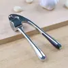 Espremedor de alho em aço inoxidável, amassador de alho doméstico, moedor de alho manual, descascador de alho de cozinha multifuncional