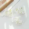Acessórios de hortênsia artificial, adorno de cabeça para coroa, decoração de fundo para sala de estar, arte floral artificial, adereços de fotografia, flores artificiais, flores de casamento
