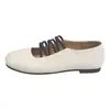 Sapatilhas de Ballet Baixas com Tiras Cruzadas Francesas para Mulheres, Novos Sapatos de Festa da Moda de Verão, Sapatos Mary Jane Planos Casuais