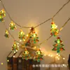 Luzes de Fio de LED de Natal Transfronteiriças Luzes de Decoração de Interior Luzes de Atmosfera Luzes de Decoração de Árvore de Natal Pequenas Luzes de Fio Coloridas para Festas