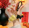 Colgante de Poni Dorado, Oro Puro, Llavero de Riqueza Instantánea, Colgante para Bolso, Día de San Valentín, Regalo Año del Caballo, Mayoreo