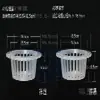Cesta de Plantio Hidropônico, Cesta de Fixação de Plantas para Cultivo em Solo, Cesta de Flores para Vaso de Vidro, Recipiente Hidropônico, Dispositivo de Fixação para Raiz de Rabanete Verde e Bambu da Sorte