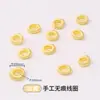 Yun Chun Tejido a Mano Cierre de Extremo Nudo Anillo de Fijación para Cuerda de Mano Accesorios para Tejer Pulseras DIY Nudo Plano Bobina