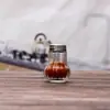 Botella de Vidrio Transparente para Condimentos Frasco para Condimentos a Prueba de Humedad Barbacoa Suministros de Cocina para el Hogar Salero Fabricante Botella al por Mayor