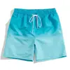 2026 Bermuda de Natação Masculina Verão Perna Reta Tamanho Grande Calça de Cinco Pontos Calça para Águas Termais e Praia Shorts Listrados Calça de Praia Masculina